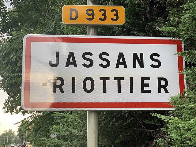  Jassans-Riottier - Immobilier - CENTURY 21 L’immobilière Jassens - plaque entrée de ville