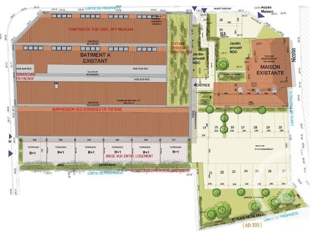 Appartement Duplex à vendre - 3 pièces - 73.0 m2 - TREVOUX - 01 - RHONE-ALPES - Century 21 L'Immobilière Jassans