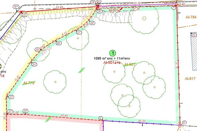terrain à vendre - 1106.0 m2 - TREVOUX - 01 - RHONE-ALPES - Century 21 L'Immobilière Jassans