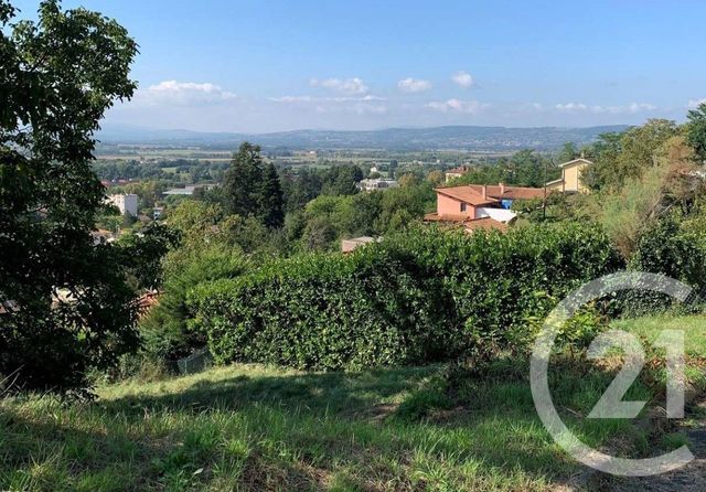 terrain à vendre - 1106.0 m2 - TREVOUX - 01 - RHONE-ALPES - Century 21 L'Immobilière Jassans